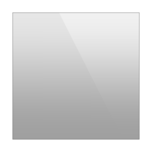 Квадратное зеркало 60х60 см с острыми углами — строгий минимализм для современного интерьера